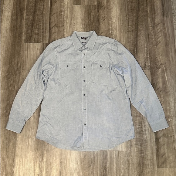 Michael Michael Kors Tailored Fit Double Pocket Long Sleeve Button Down - XL - Picture 2 of 8